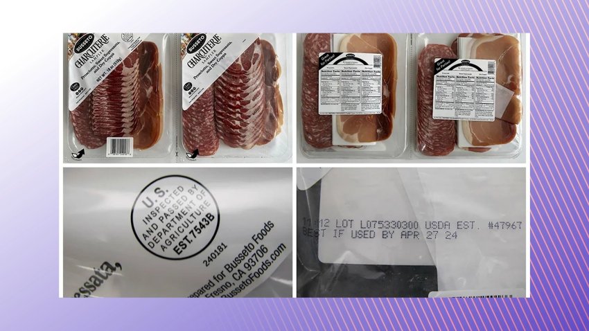 A CDC handout photo of recalled meats