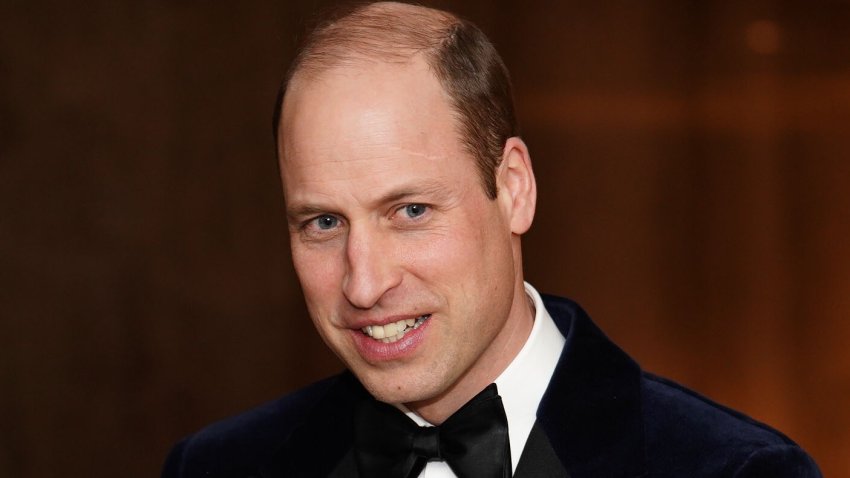 LONDON, ENGLAND – FEBRUARY 18: Prince William, Prince of Wales, president of Bafta attends the Bafta Film Awards 2024 at the Royal Festival Hall, Southbank Centre on February 18, 2024 in London, England. (Photo by Jordan Pettitt – WPA Pool/Getty Images)