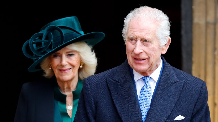 WINDSOR, UNITED KINGDOM – MARCH 31: (EMBARGOED FOR PUBLICATION IN UK NEWSPAPERS UNTIL 24 HOURS AFTER CREATE DATE AND TIME) Queen Camilla and King Charles III attend the traditional Easter Sunday Mattins Service at St George’s Chapel, Windsor Castle on March 31, 2024 in Windsor, England. Following the service The King greeted members of the public, during a walkabout, for the first time since the announcement that he had been diagnosed with cancer. Photo by Max Mumby/Indigo/Getty Images)